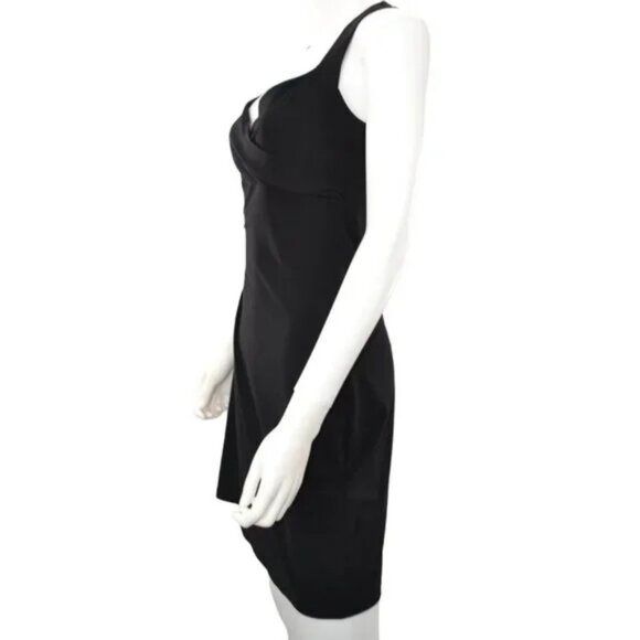 Old Navy Minimalist Soft Fit & Flare Empire Waist Classic Little Black Dress M - Picture 2 of 3